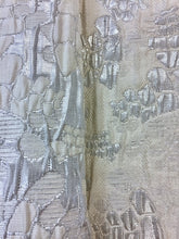 Brocade - 60-inches Wide Reversible Metallic Silver Cream